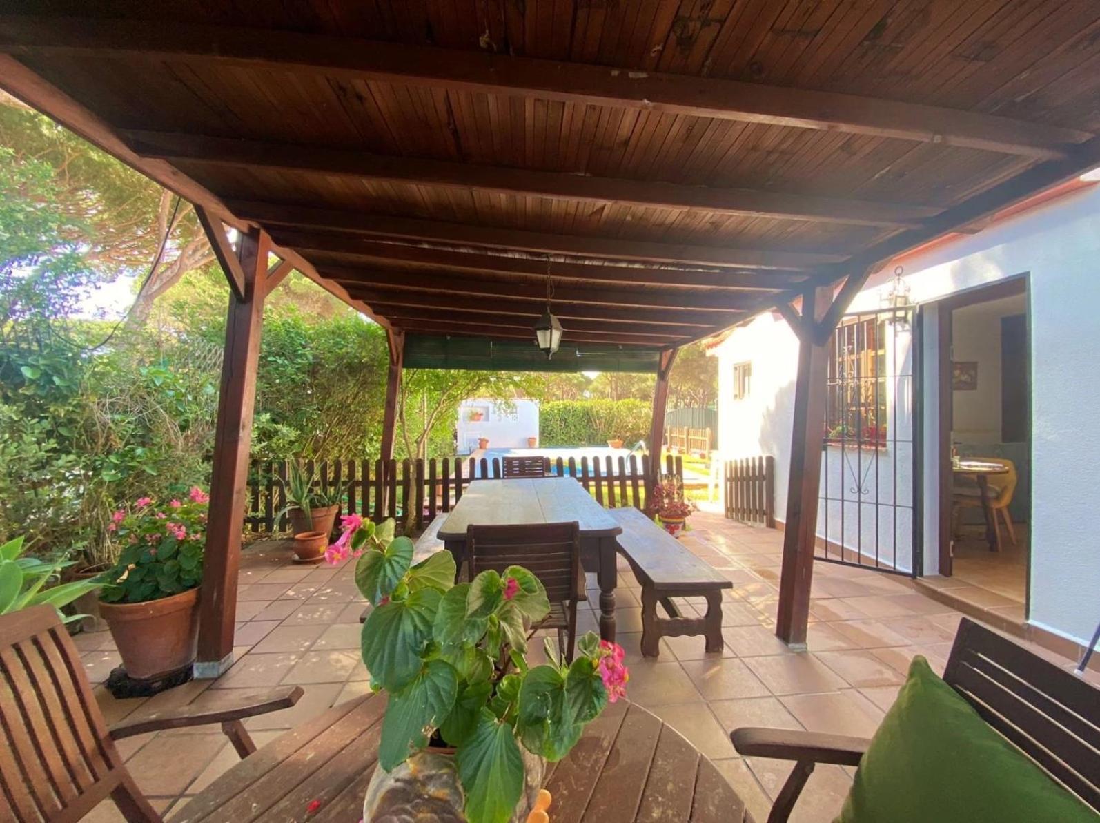 Chalet Roche A 300 Metros De La Playa Bagian luar foto